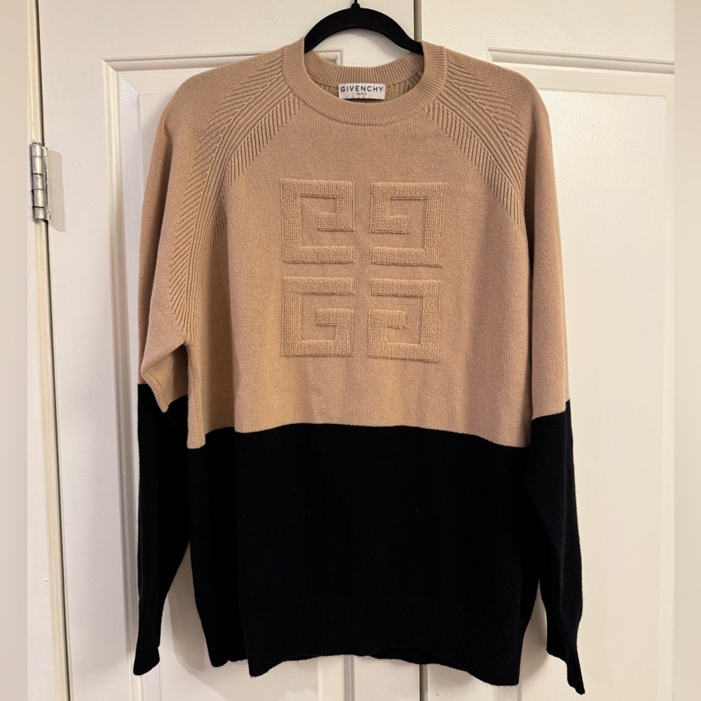 Givenchy 4g Cashmere Logo-embroidered Sweater